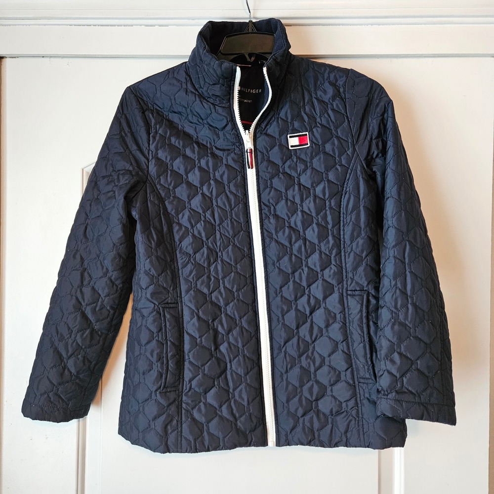 Tommy Hilfiger Women‎ 3in1 All Weather Small Inner Jacket Navy Blue Lightweight